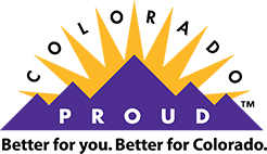 Colorado Proud logo. Better for you. Better for Colorado.